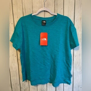 The North Face Emerine Short Sleeve‎ Top Jaiden Green Womens Size Large